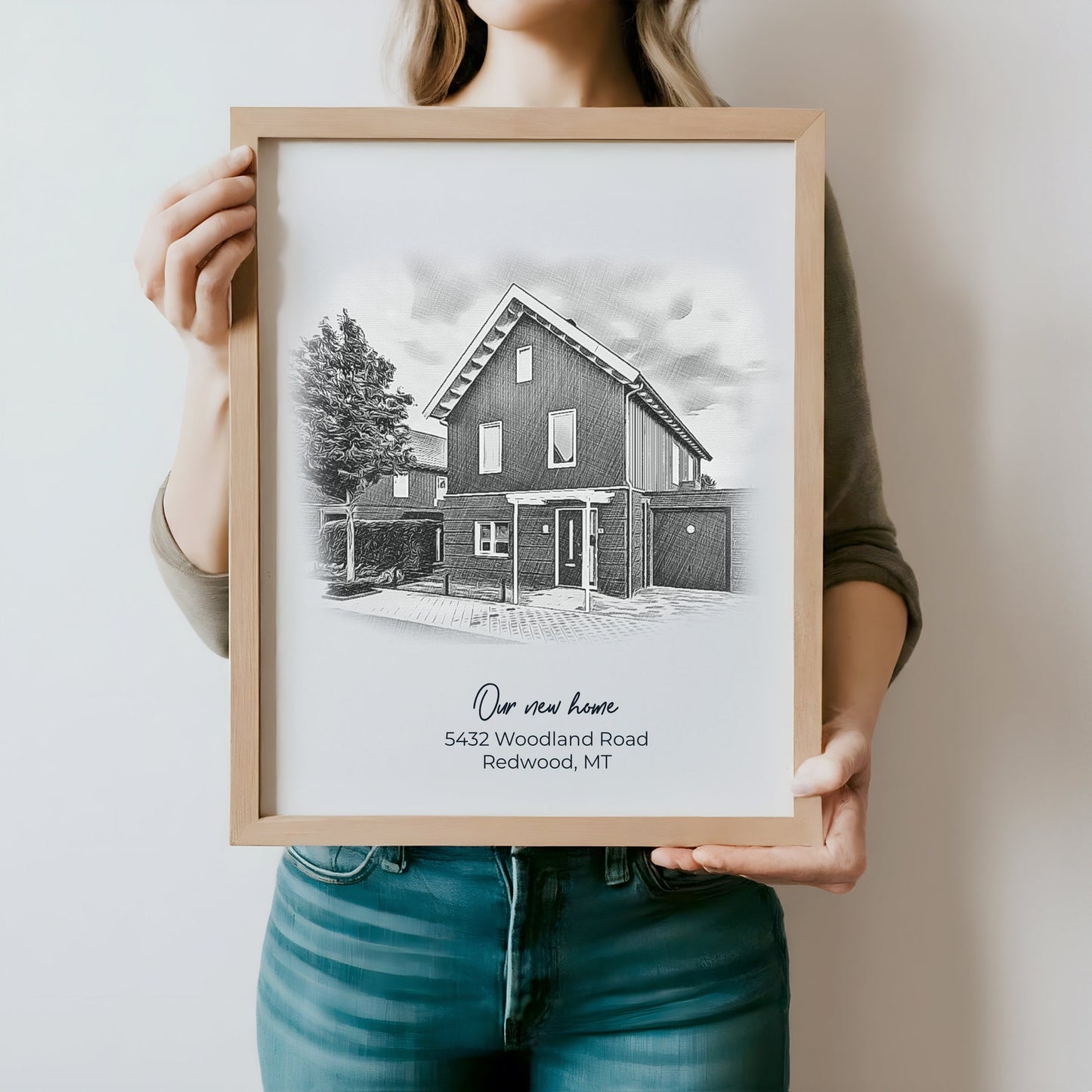 Huisportret van foto GRATIS VERZENDEN