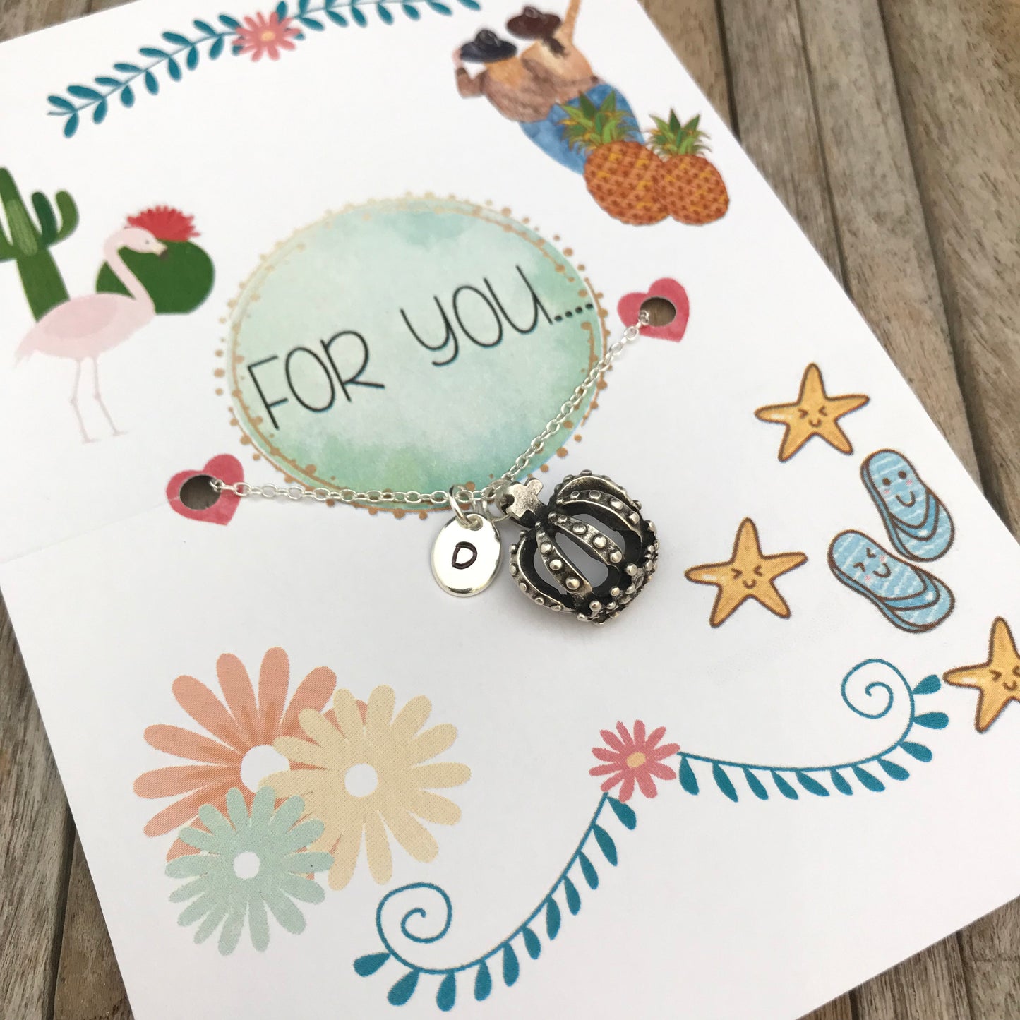 Gepersonaliseerde kroonketting, tienercadeau, prinsesketting