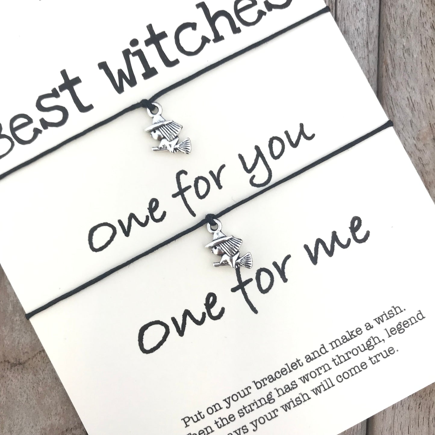 Halloween beste heksen armband set