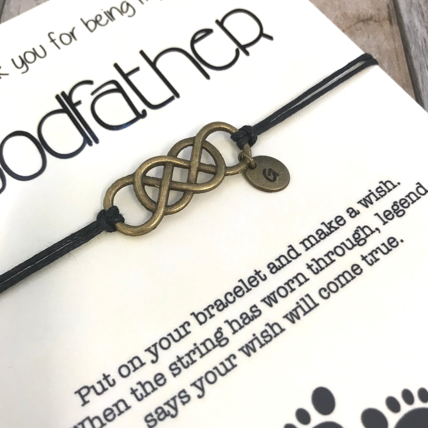 Custom godfather thank you gift from godchild