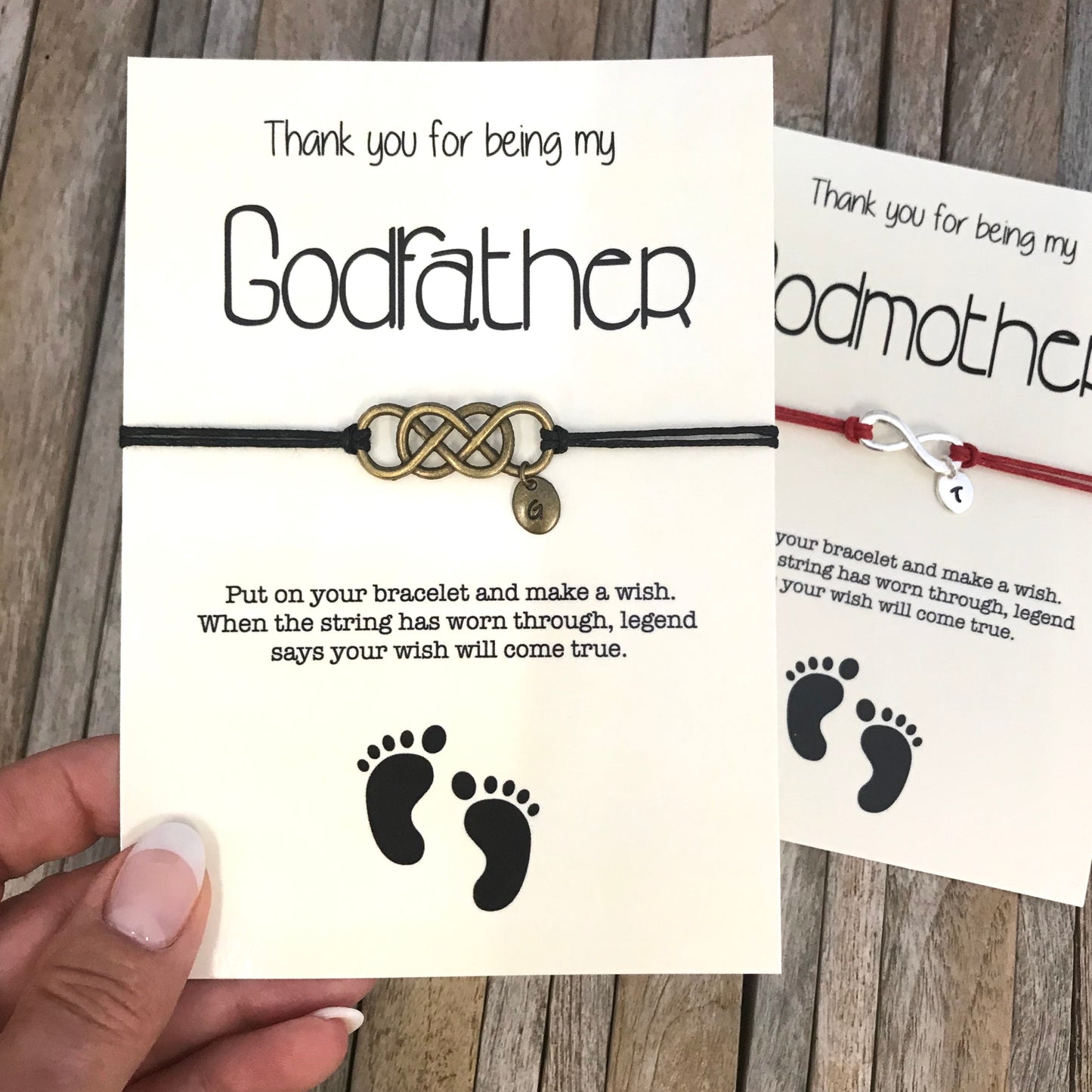 Custom godfather thank you gift from godchild