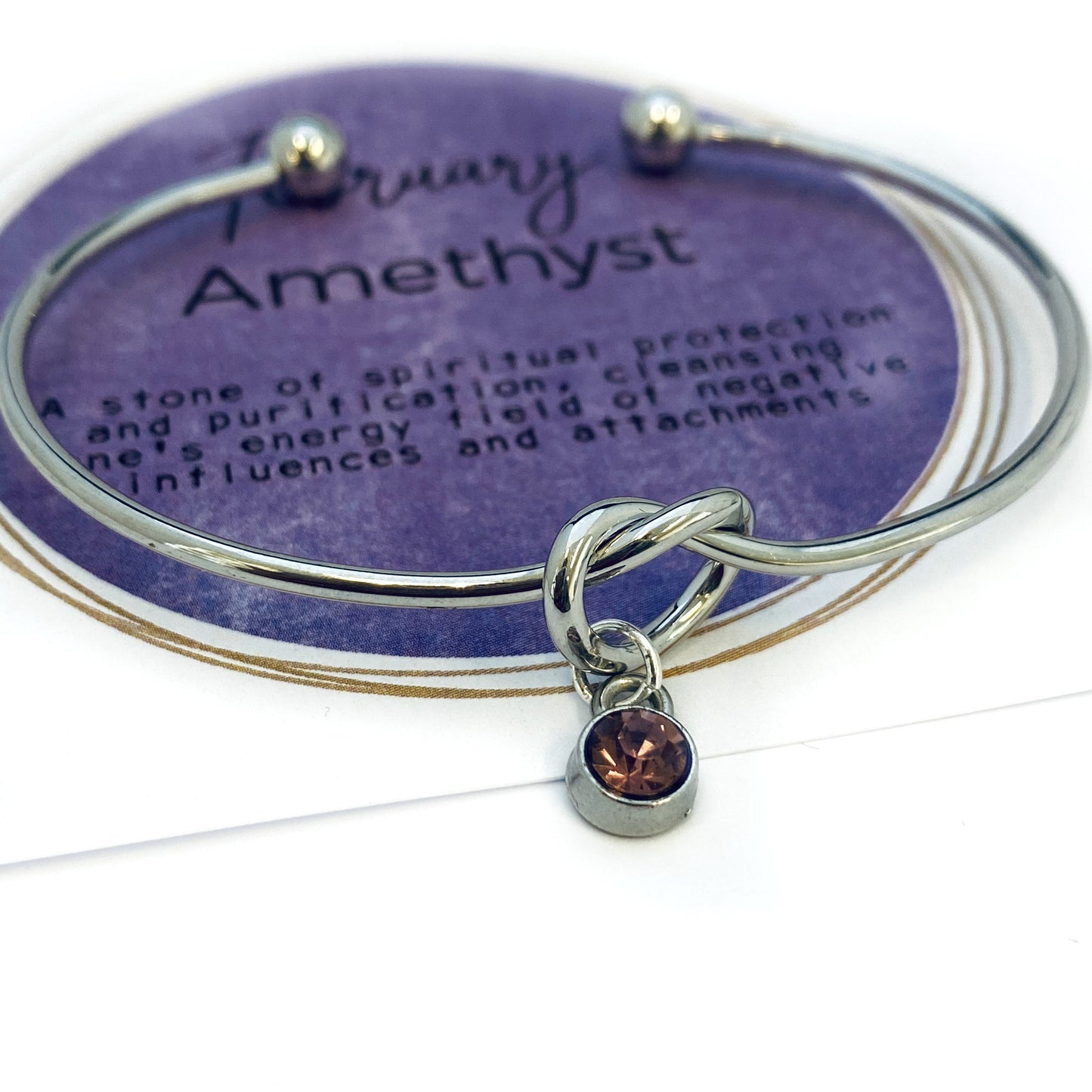 February birthday Gift, Birthstone Bracelet Gift for Mom, Amethyst bracelet, Amethyst birthstone, February birthstone, February Jewelry