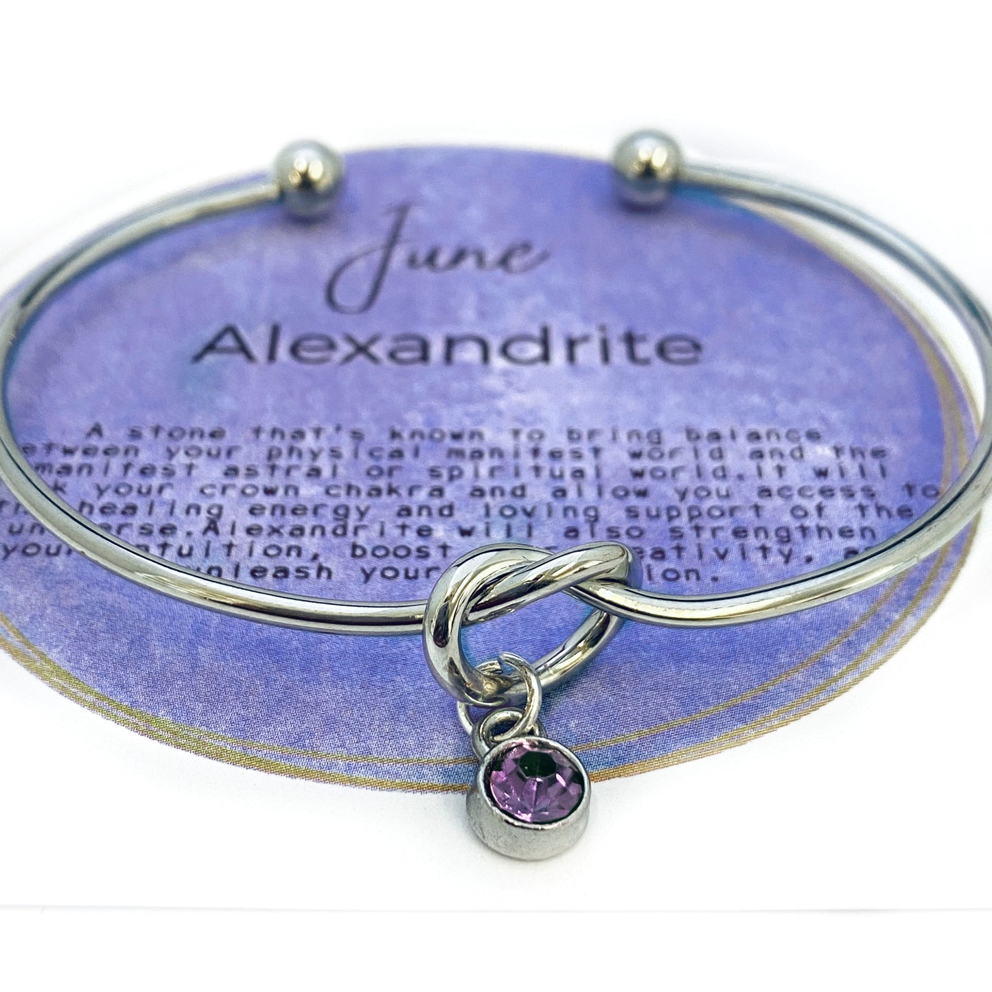 June Alexandrite Birthstone Bracelet, Personalized Bridesmaid Gift, June Birthday Gift, ALexandrite birthstone, June Jewelry, June Birthday