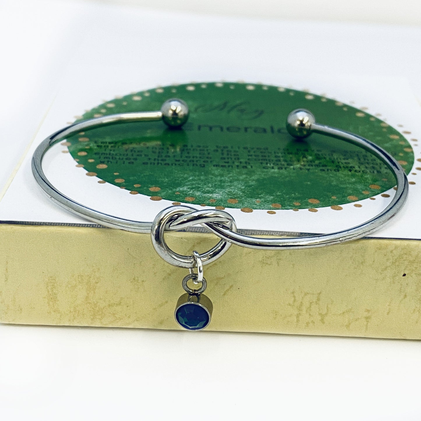 May Emerald Birthstone Bracelet, Personalized Bridesmaid Gift, May Birthday Gift, Emerald birthstone, May Jewelry, May birthstone charm,