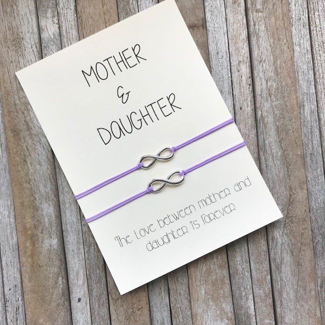 Mother daughter bracelet set of 2