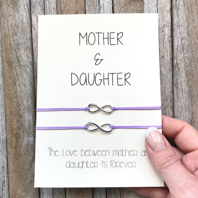 Mother daughter bracelet set of 2
