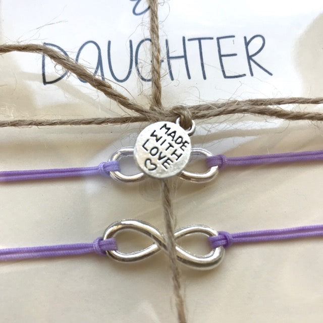 Mother daughter bracelet set of 2