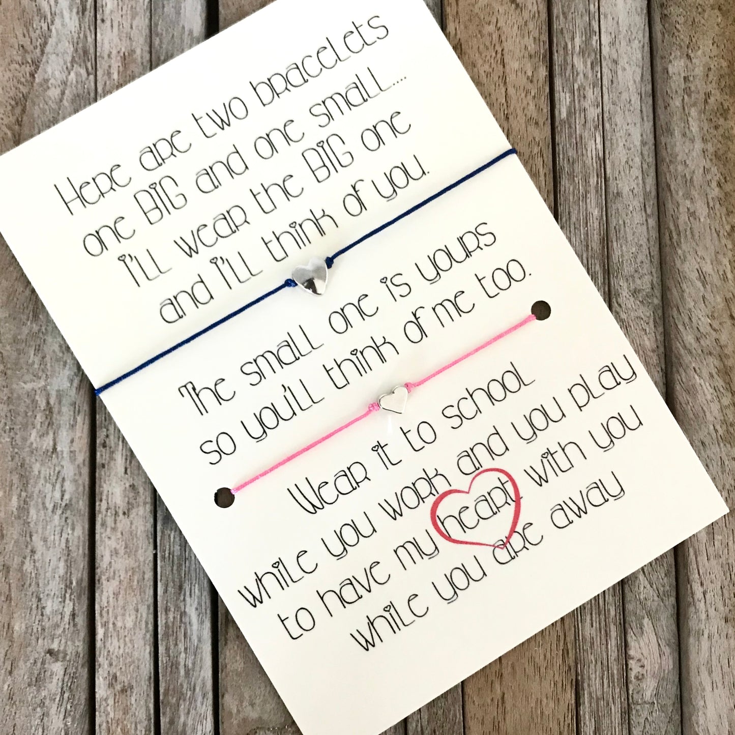 Mommy and me Back to school bracelet set for 2