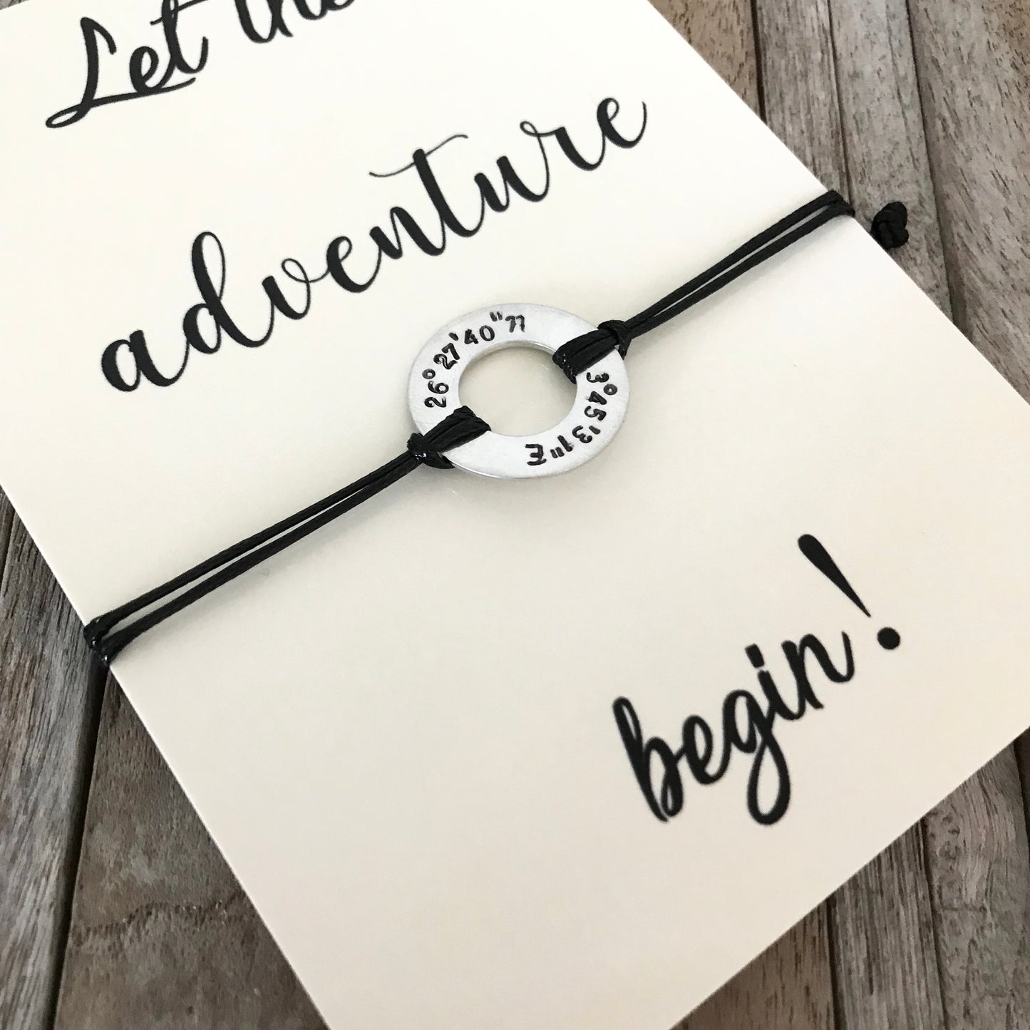 Wanderlust avontuur armband cadeau