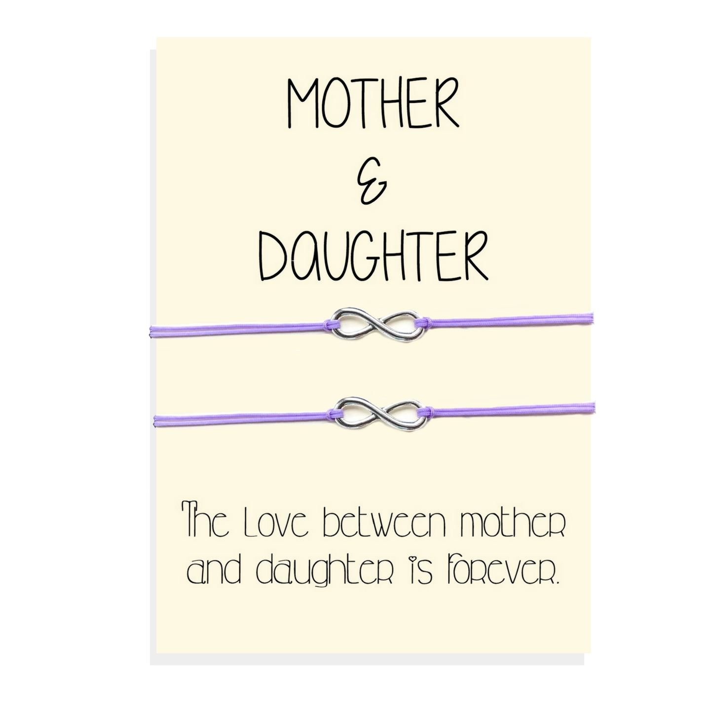 Mother daughter bracelet set of 2