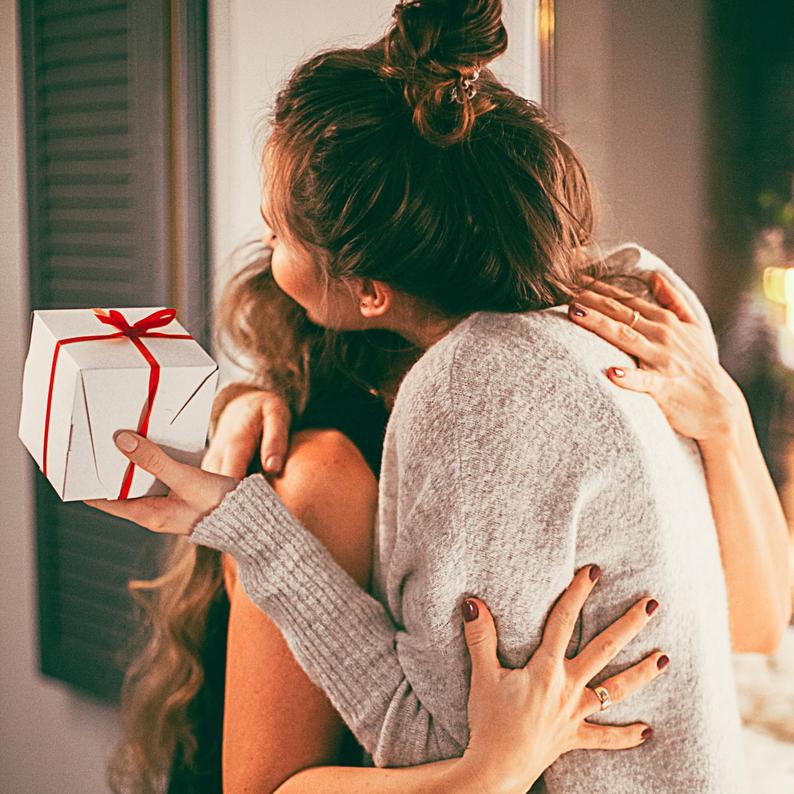 Nicht cadeau, cadeau van tante, goud zilver Rose goud, nichtje Grad, Infinity ketting, nichtje verjaardag, dubbele cirkel ketting, nichtje afstuderen