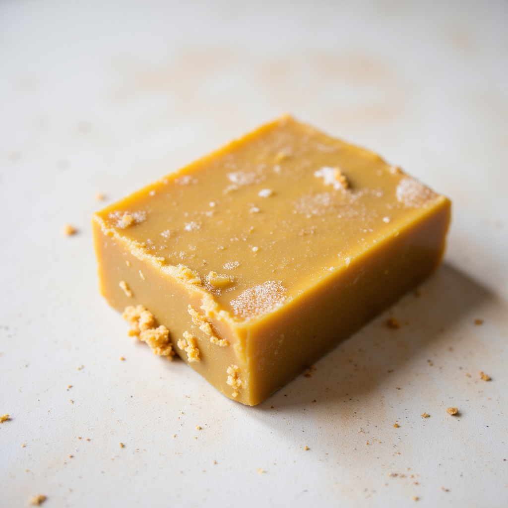 Handgemaakte plastic vrije Tallow Zeep met Kurkuma