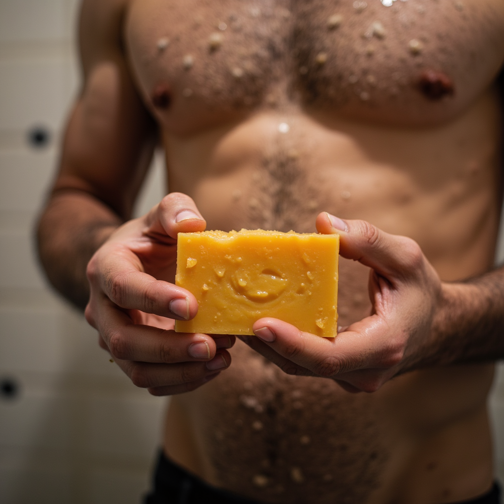 Handgemaakte plastic vrije Tallow Zeep SAND
