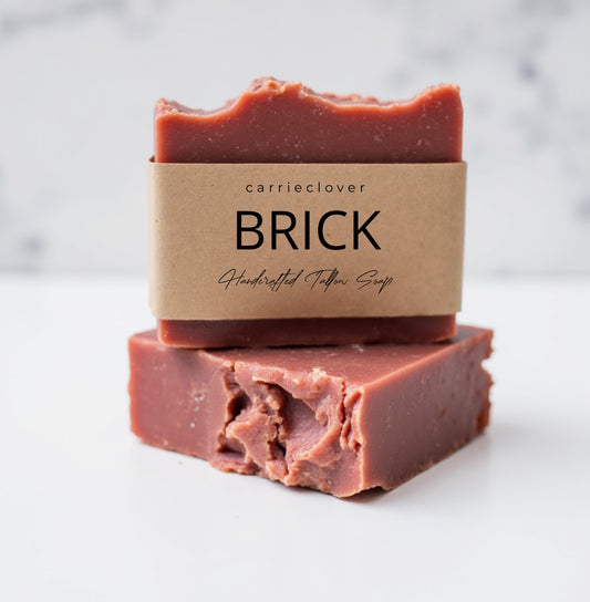 Handgemaakte plastic vrije Tallow Zeep Brick