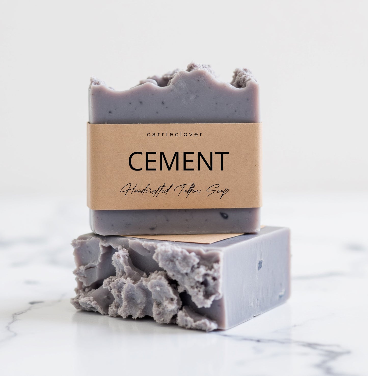 Natuurlijke handgemaakte Tallow Zeep CEMENT