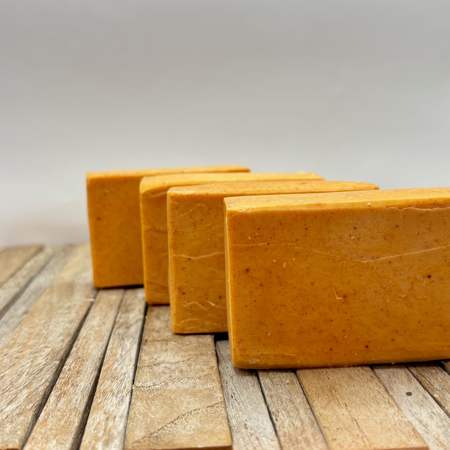 Handgemaakte plastic vrije Tallow Zeep met Kurkuma