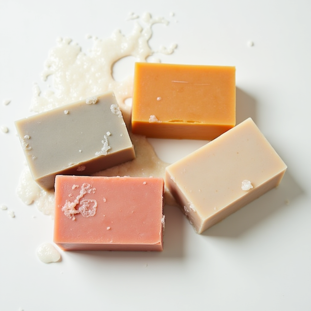 Handgemaakte plastic vrije Tallow Zeep SAND