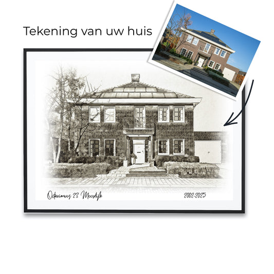 Huisportret van foto GRATIS VERZENDEN