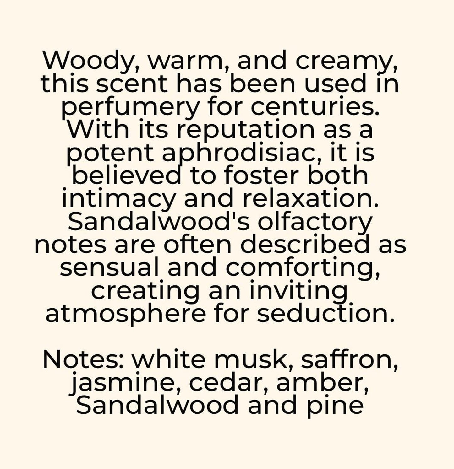 Seduction Roller Ball Perfume Oil Sensual seductive woody warm fragrance Eau de Parfum, Saffron Musk Sandalwood Amber Sexy perfume