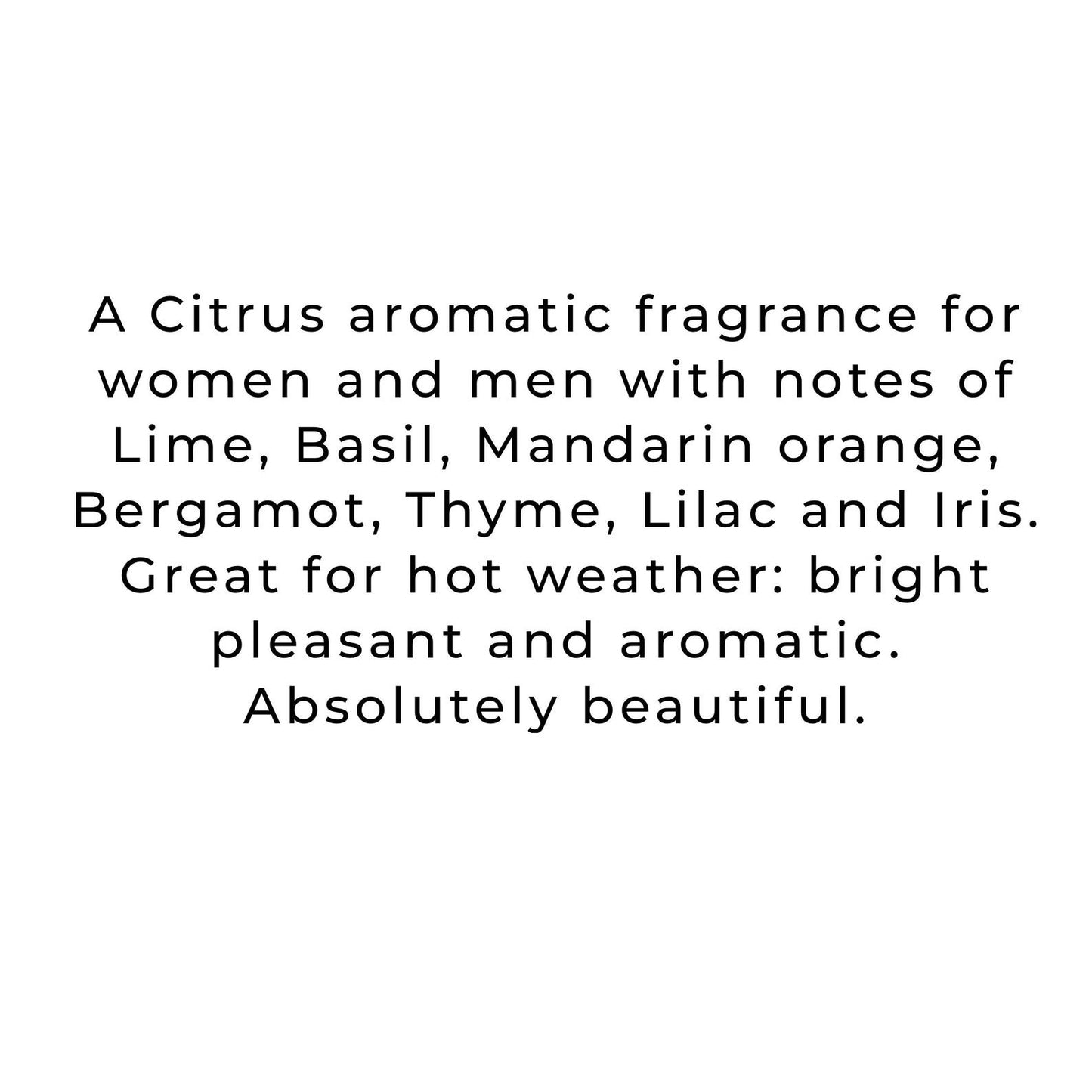 Handcrafted Natural Botanical Perfume Roll on Oil – Basil, Thyme, Tangerine & Lime | Fresh Herbal Citrus Fragrance | Artisan Scent