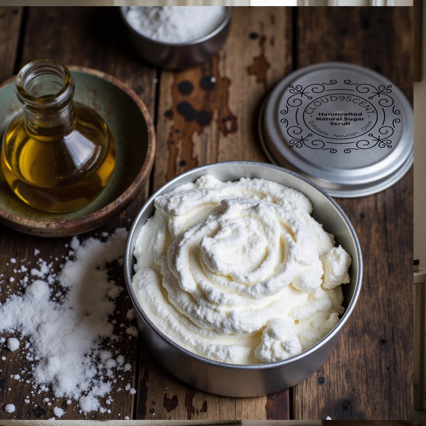 Handcrafted Natural Sugar Scrub | Exfoliating Body Scrub | All-Natural Skincare Gift
