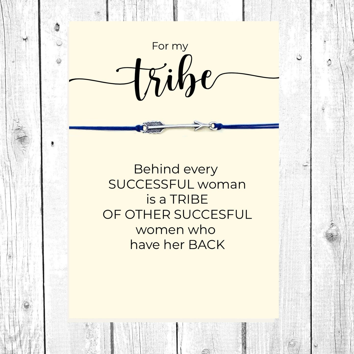 Best Friend Gift, Tribe Bracelet, Friendship Bracelet, Gift For Your Tribe, BFF Gift, Friendship Card, Silver Arrow Bracelet, Friends